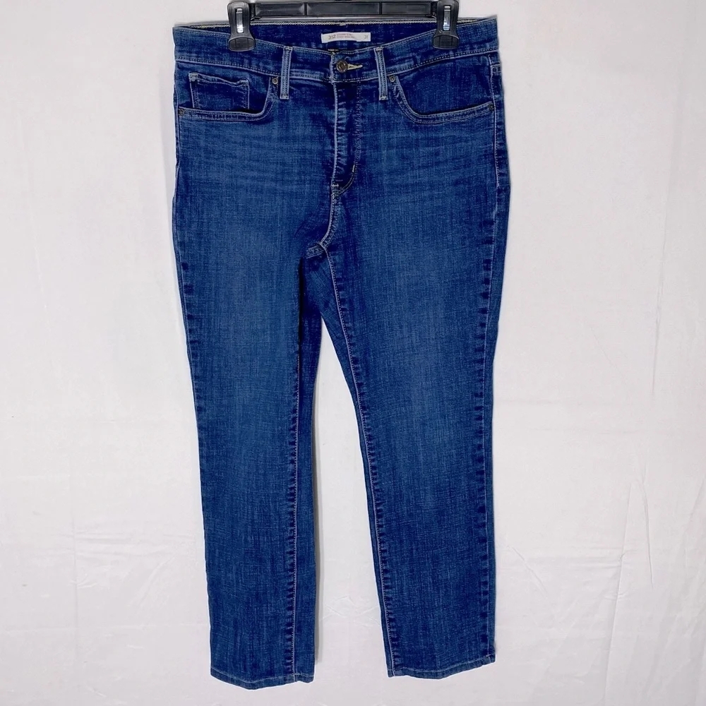 Levi’s 312 Med Dark Wash Shaping Slim Straight Leg Jeans 31 Normcore Classic